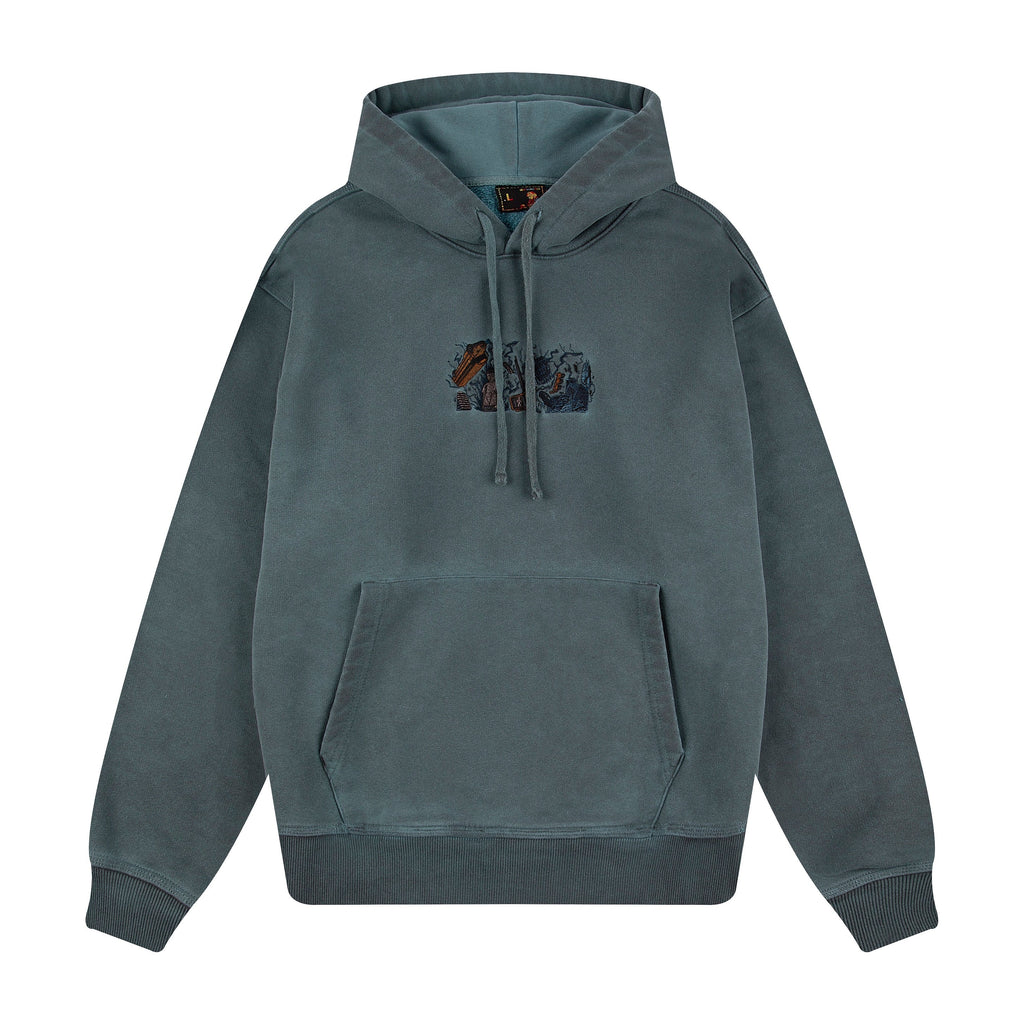 "super kid" Hoodie blue