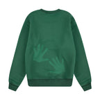 "super kid" crewneck green