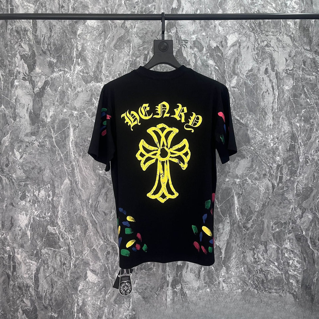 CHH Chrome Heart T Shirts Summer Short Sleeve Street Half Sleeve T-Shirt