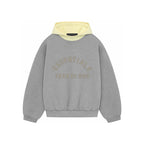 SS24 Hoodie Dark Heather Oatmeal/Garden Yellow