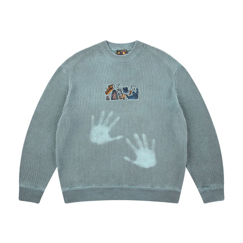 "super kid" heat reactive knit blue