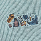 "super kid" heat reactive knit blue