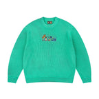 "super kid" heat reactive knit green