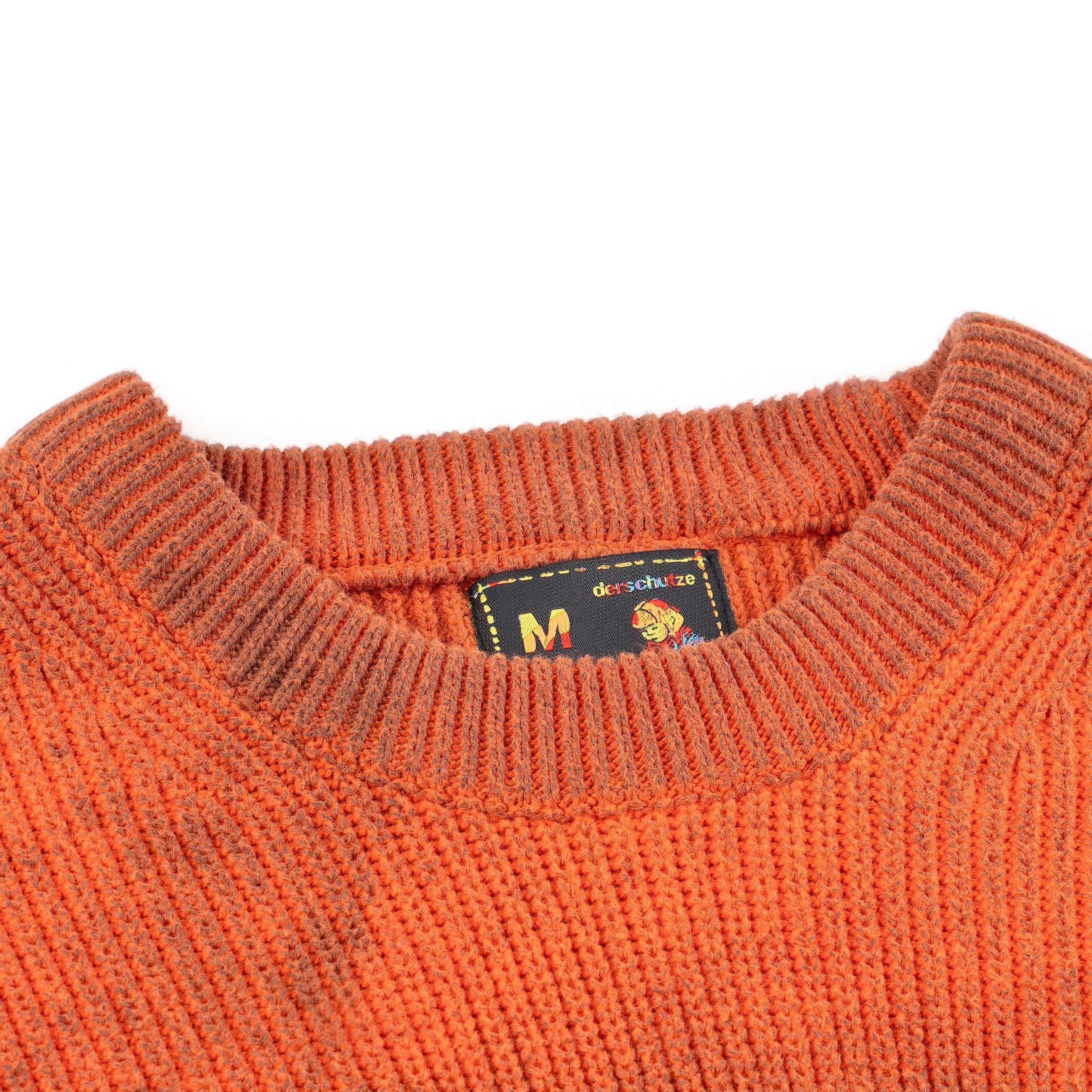 "super kid" heat reactive knit orange