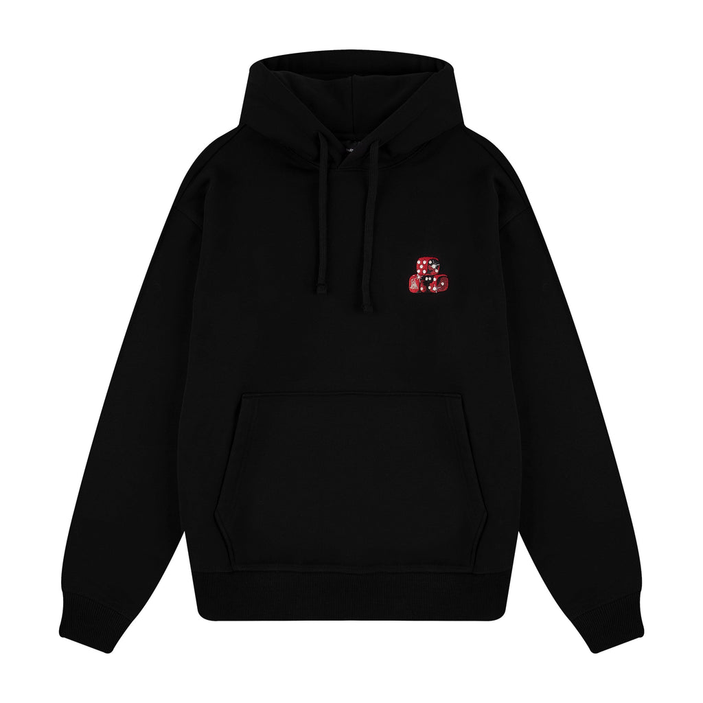 "dice" Hoodie black