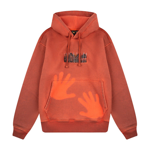 "super kid" Hoodie orange