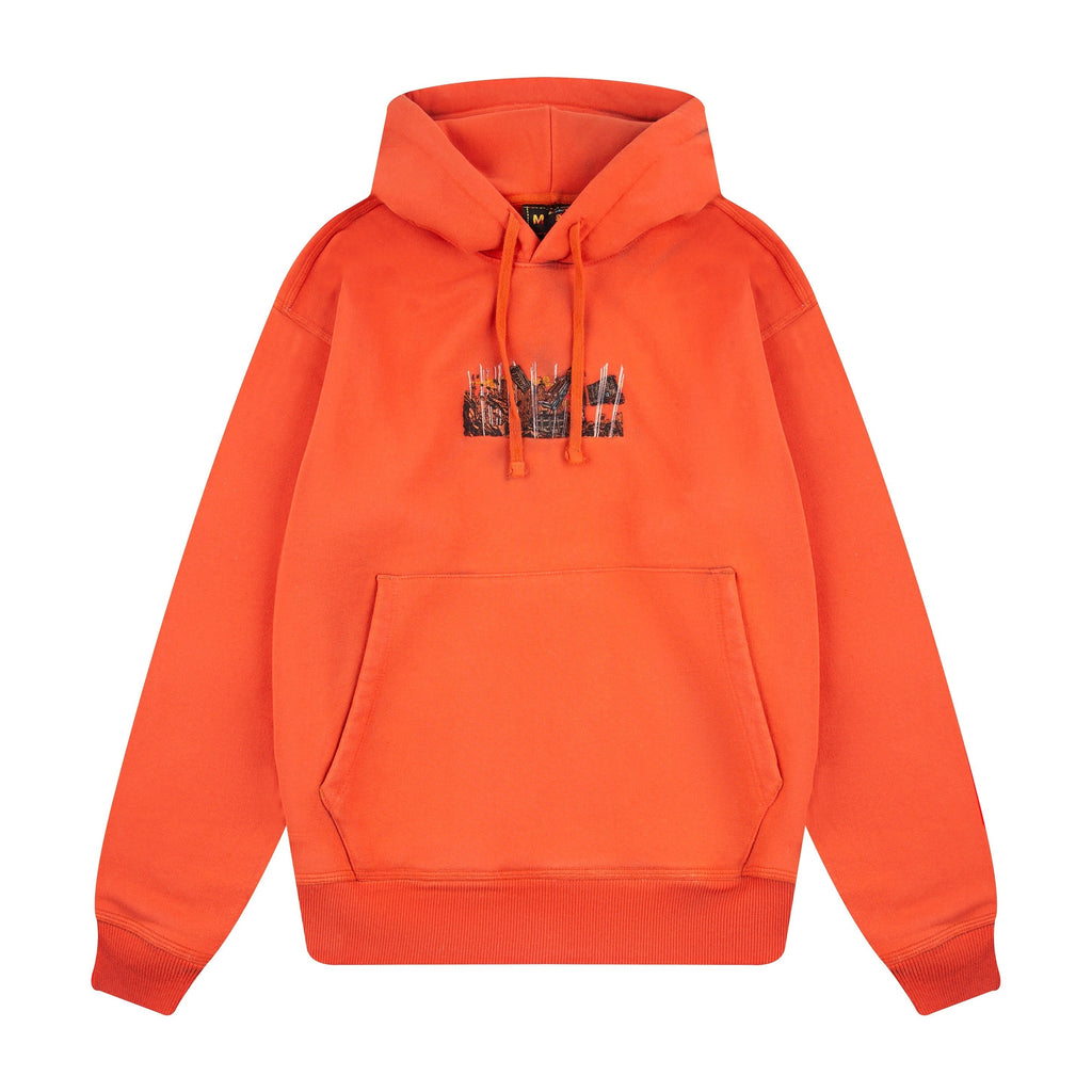 "super kid" Hoodie orange