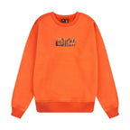 "super kid" crewneck orange