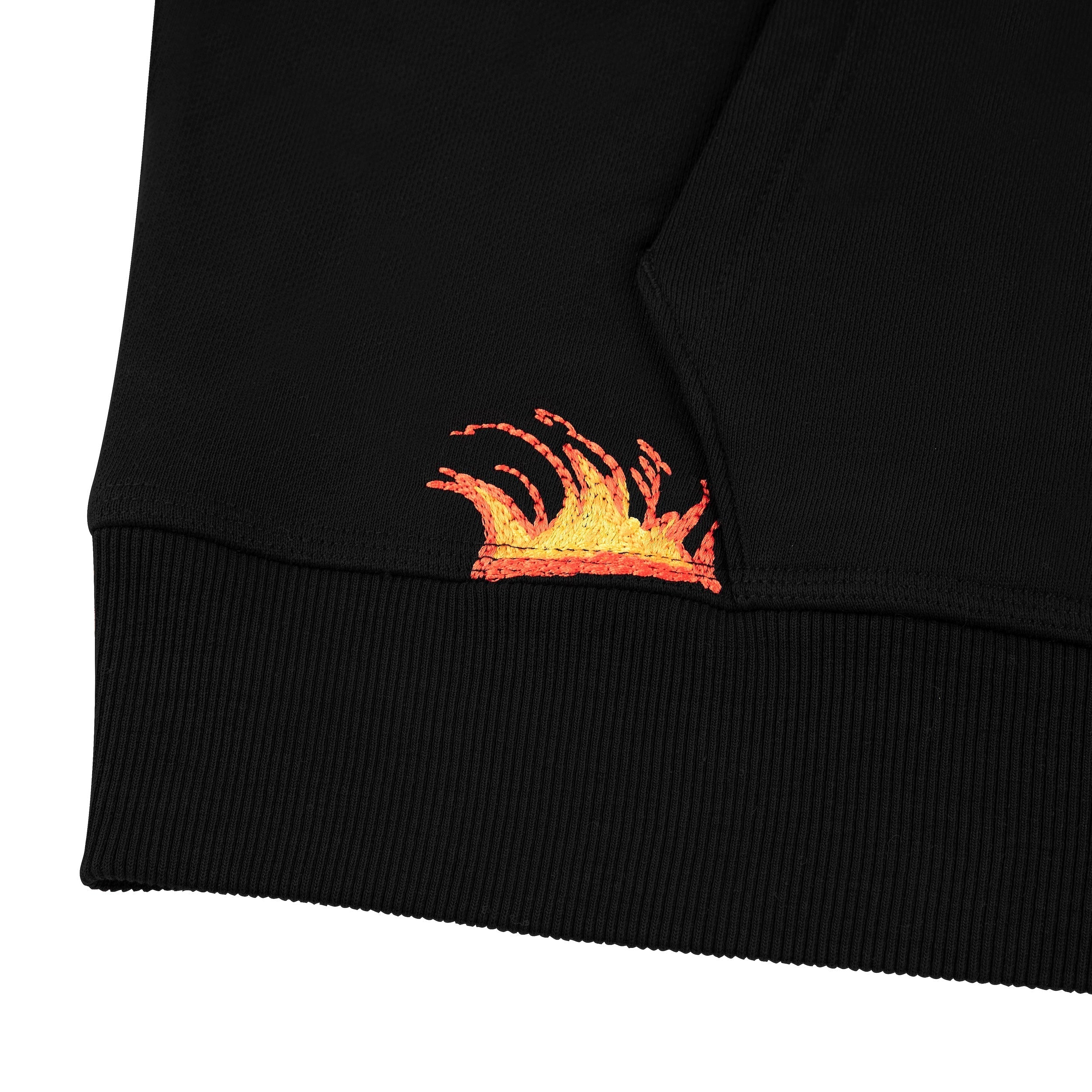 "riot" Hoodie black
