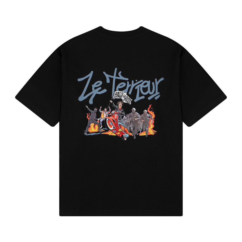 "riot" T-Shirt black 01