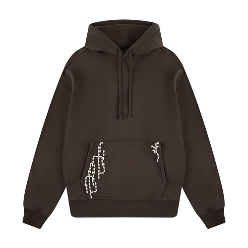 "awakening" Hoodie brown