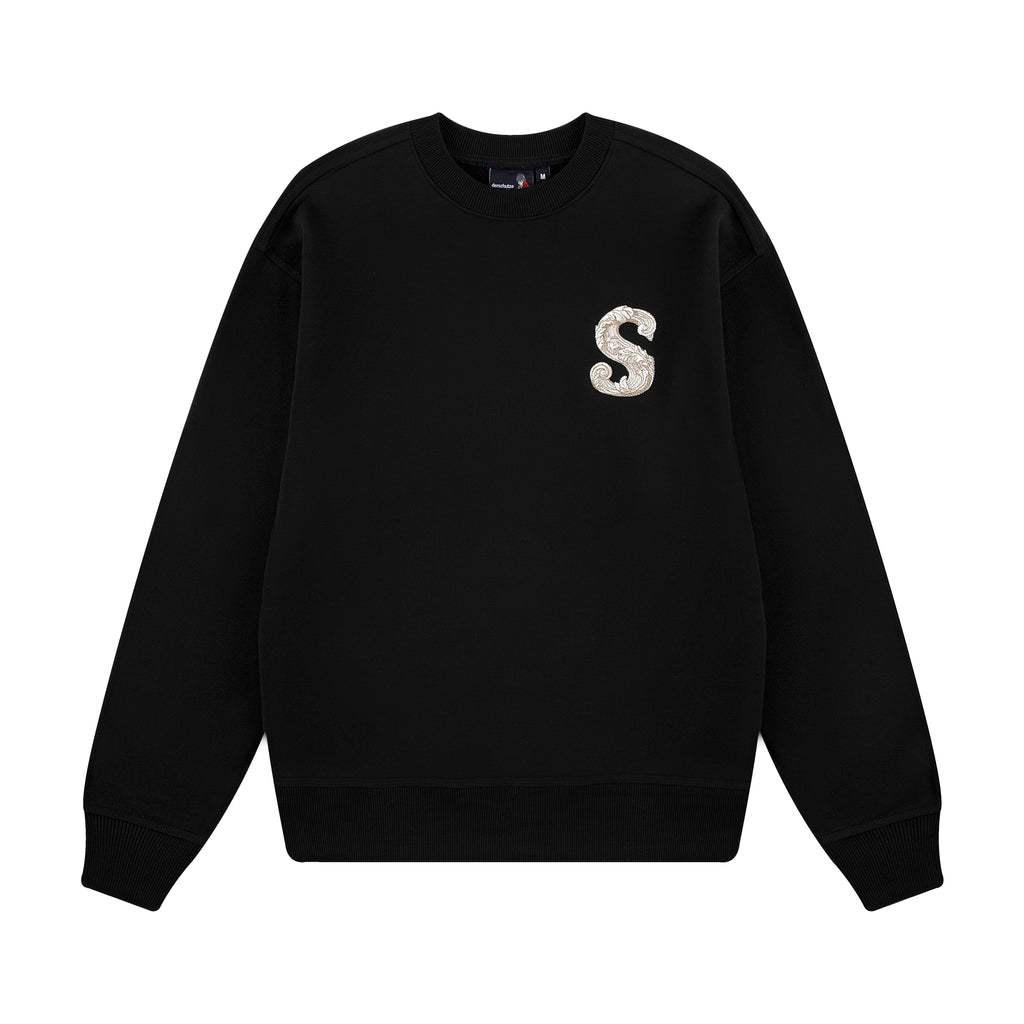 "awakening" Crewneck black 02