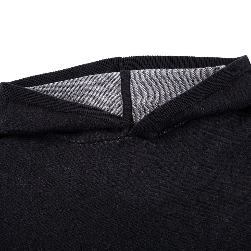 "awakening" knit Hoodie black