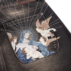 "awakening" Jorts brown tint