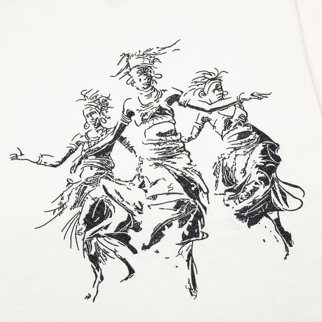 "mosaic" T Shirt off white