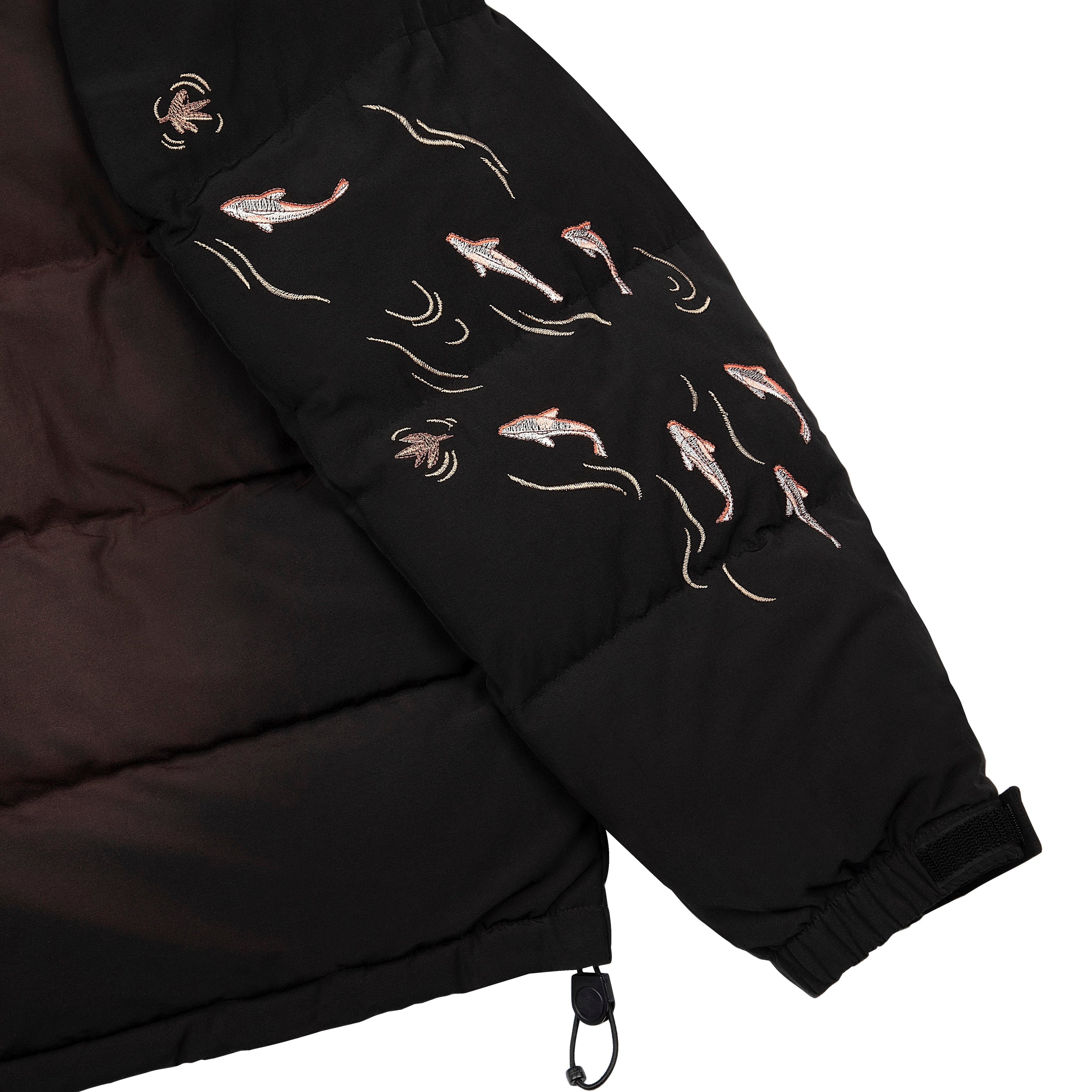 "koi fish" Puffer black