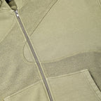 "lotus" Zip Up green