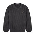 "lotus" longsleeve knit anthracite