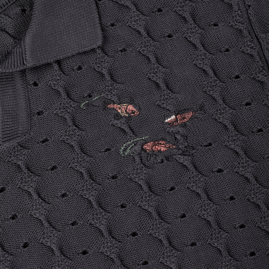 "lotus" longsleeve knit anthracite