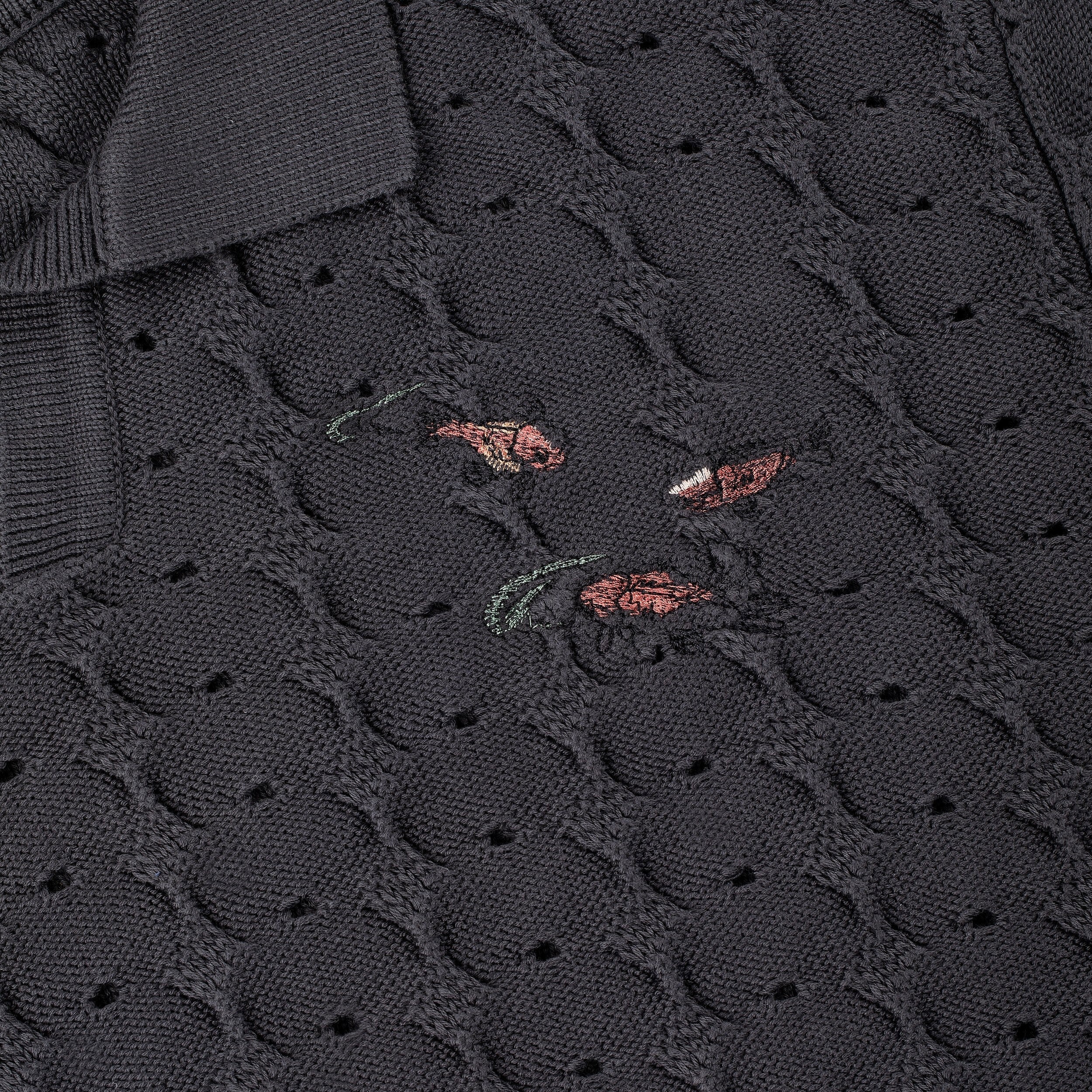 "lotus" longsleeve knit anthracite