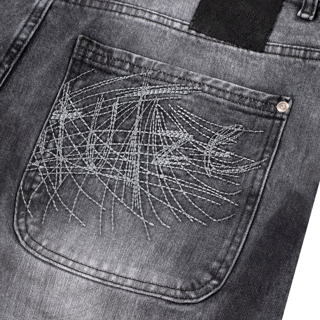 "sashiko v2" denim grey