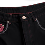 "lotus" Jorts black
