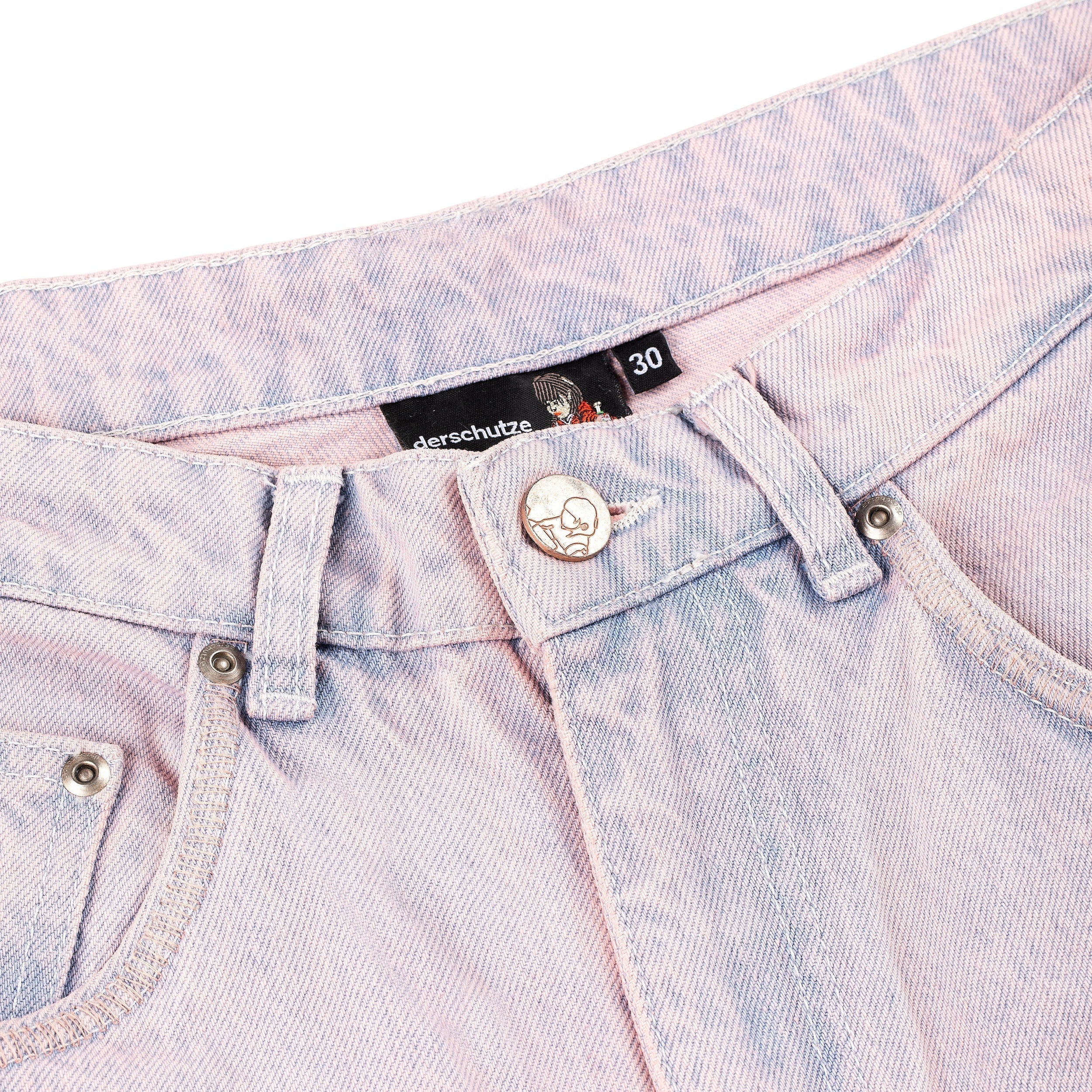 "lotus" Jorts faded rose