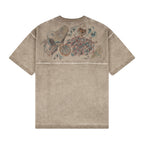 "lotus" T shirt sage green