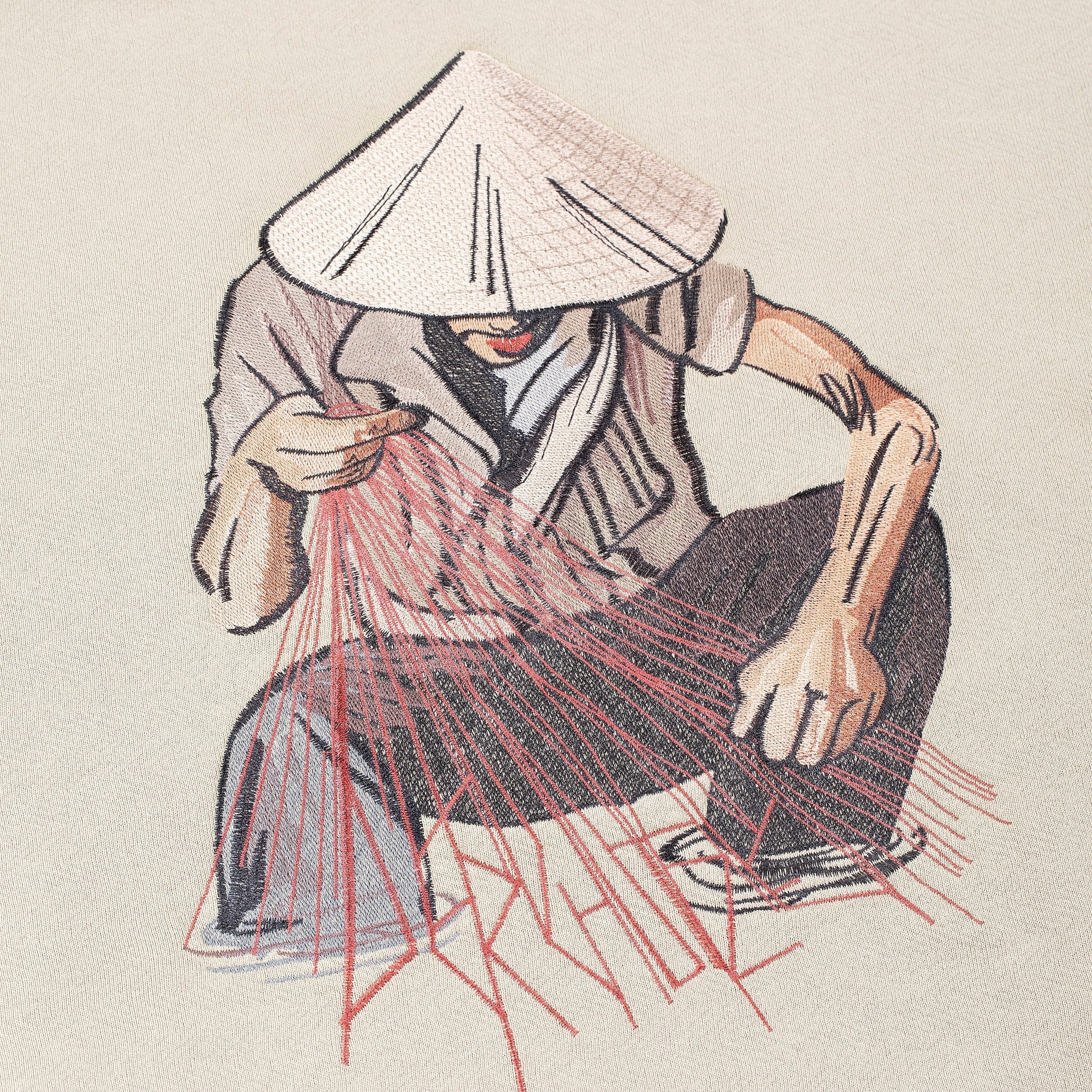 "lotus" Hoodie sage green