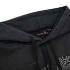 "sashiko" Hoodie anthracite