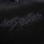 "sashiko" T Shirt black
