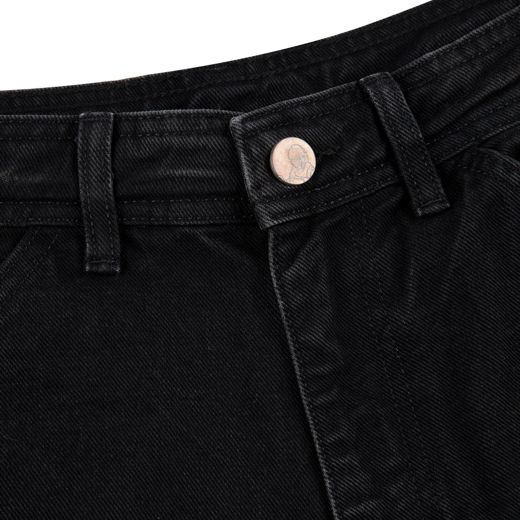 "lotus" Jorts black fishnet