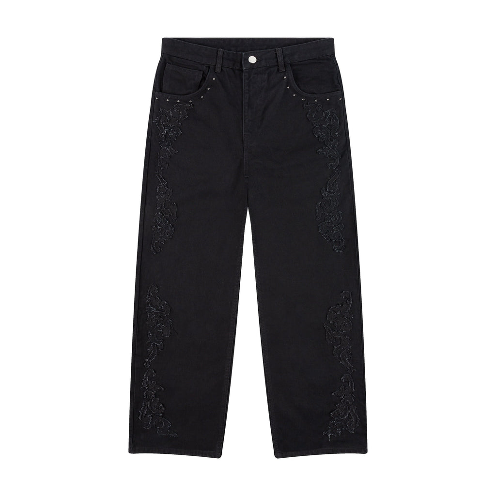 "western" Denim black