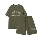FW24 Half Arc T-Shirt / Shorts / Set - Turquoise