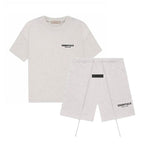 SS22 T-Shirt / Shorts / Set - Light Heather Oatmeal