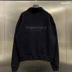 ESSENTIALS Half Zip Logo Sweatshirt