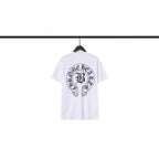CHH Chrome Heart T Shirts Sanskrit Cross Print Loose Short Sleeve T-Shirt