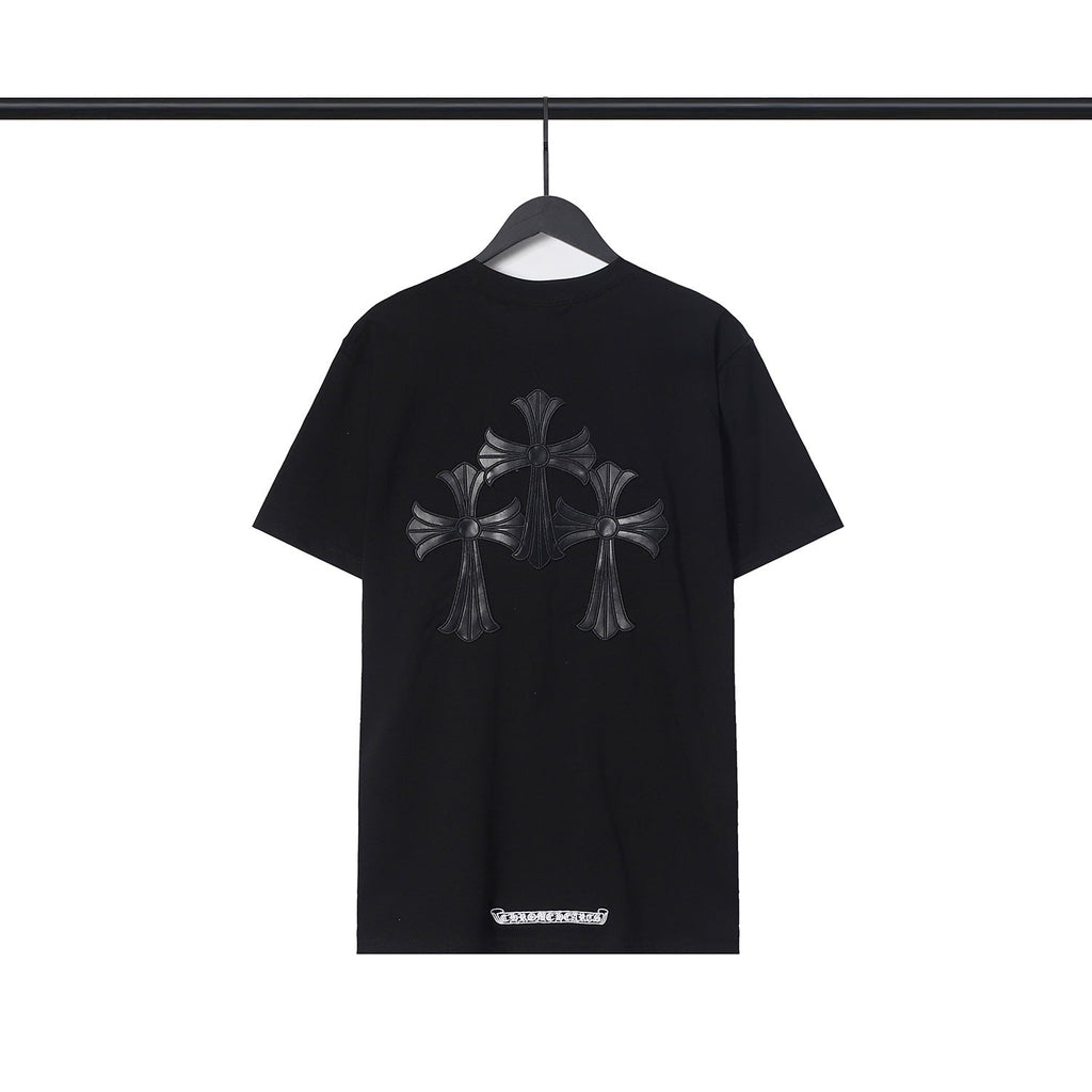CHH Chrome Heart T Shirts Chrome Hearts Sanskrit Horseshoe Short Sleeve T-Shirt