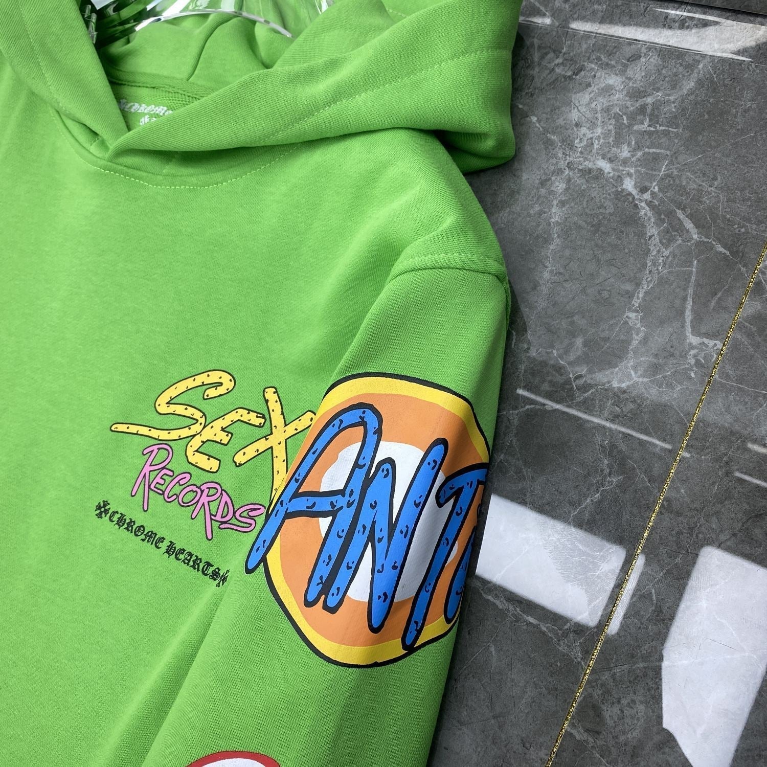 Chrome Heart Hoodie Chrome Hearts Sex Records hooded sweater