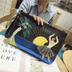 Chrome Heart Leather Bag Shoulder Crossbody Chain Bag