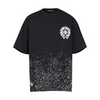 CHH Chrome Heart T Shirts T-shirt sprayed loose cotton short sleeves