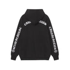Chrome Heart Hoodie Chrome Heart Sanskrit embroidered hooded sweater cardigan