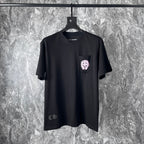 CHH Chrome Heart T Shirts Chrome Hearts Pink Sanskrit Short Sleeve T-Shirt