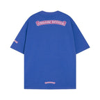 CHH Chrome Heart T Shirts Sanskrit cross print embroidery casual loose