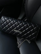 Chrome Heart Leather Bag Vintage Diamond-encrusted Shoulder Crossbody Bag