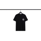 CHH Chrome Heart T Shirts Sanskrit Cross Print Loose Short Sleeve T-Shirt