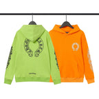Chrome Heart Hoodie Chrome Hearts Casual Print Casual Hooded Sweater