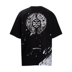 CHH Chrome Heart T Shirts Croix Cross Horseshoe Scroll Sanskrit Short Sleeve