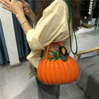 Chrome Heart Leather Bag Pumpkin Bag Styling