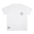 CHH Chrome Heart T Shirts Cross Color Printed Short Sleeve T-Shirt Loose